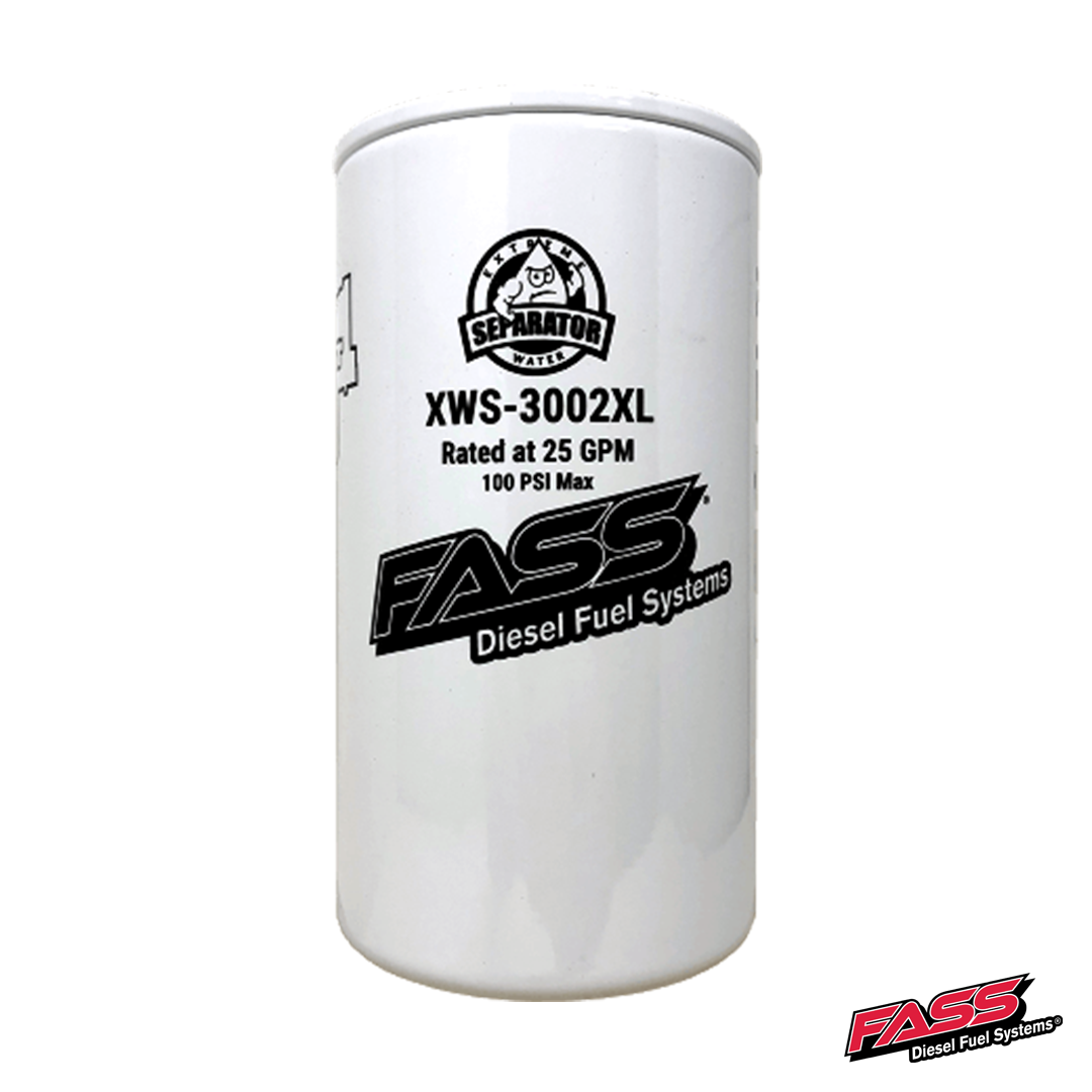 FASS FUEL SYSTEMS EXTENDED LENGTH EXTREME WATER SEPARATOR FILTER