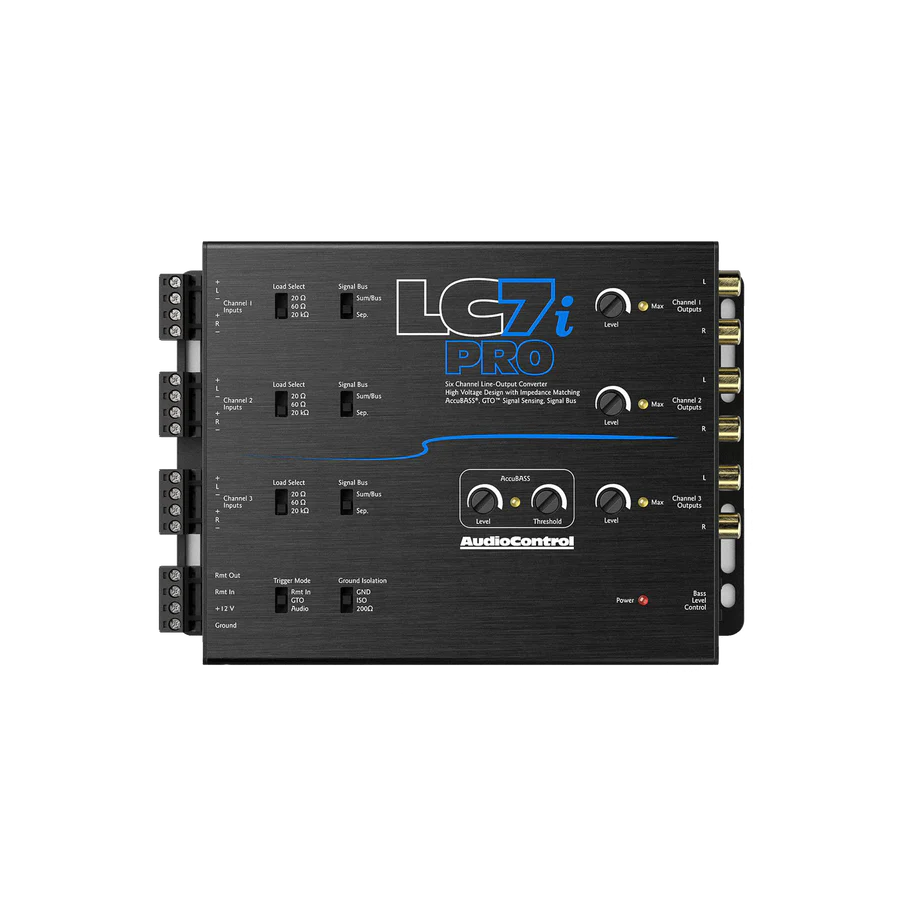 LC7iPRO 6-CHANNEL LINE OUTPUT CONVERTER W/ACCUBASS