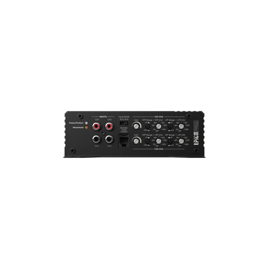 EPICBIGFOUR 4-CHANNEL AMPLIFIER 1400W RMS