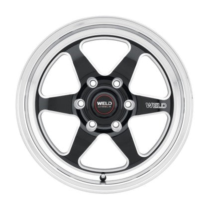 WELD S156 17X10 VENTURA6 DRAG 6x139.7 ET25 BS6.50 Gloss BLK MIL DIA 106.1