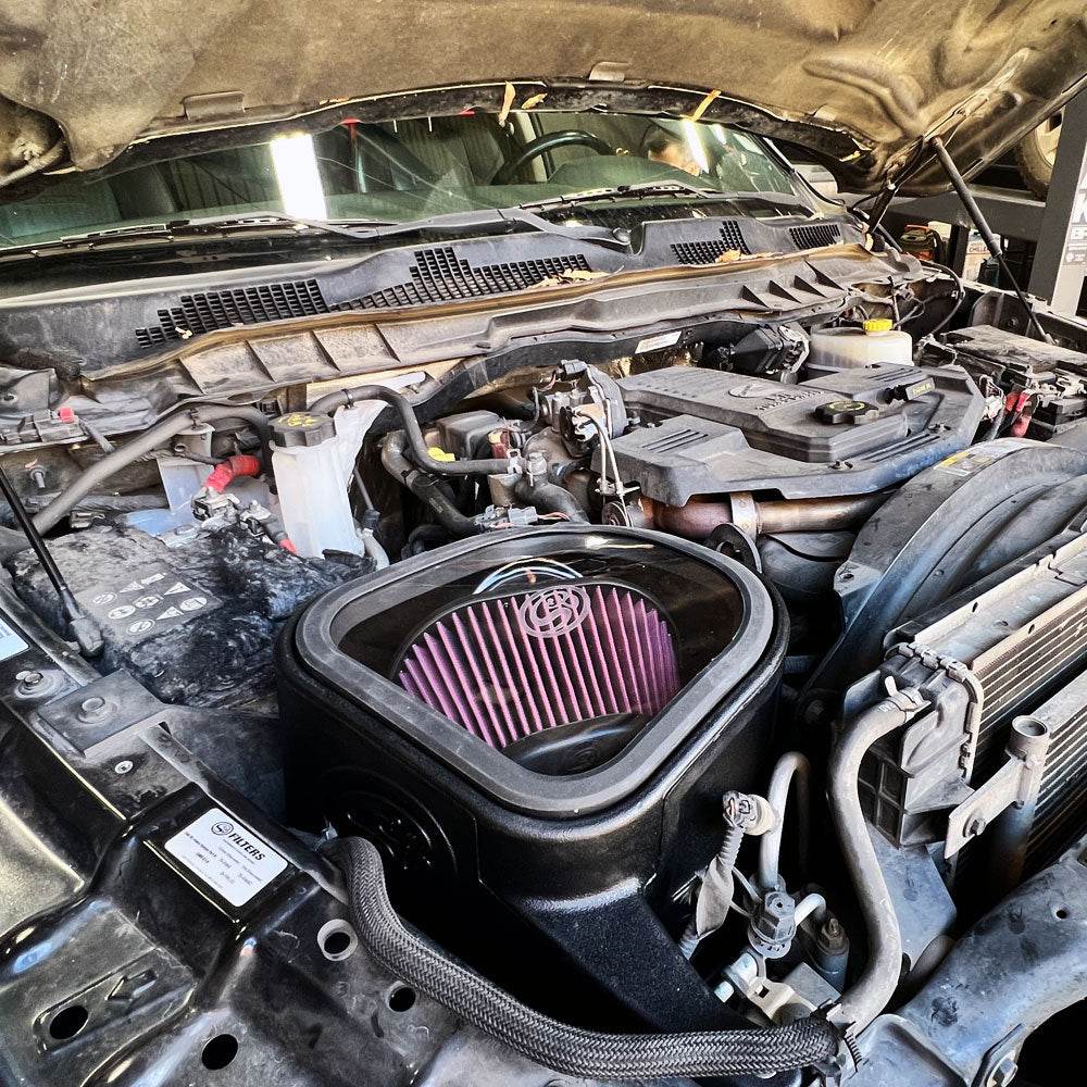 2013-2018 DODGE RAM CUMMINS 6.7L COLD AIR INTAKE - OILED