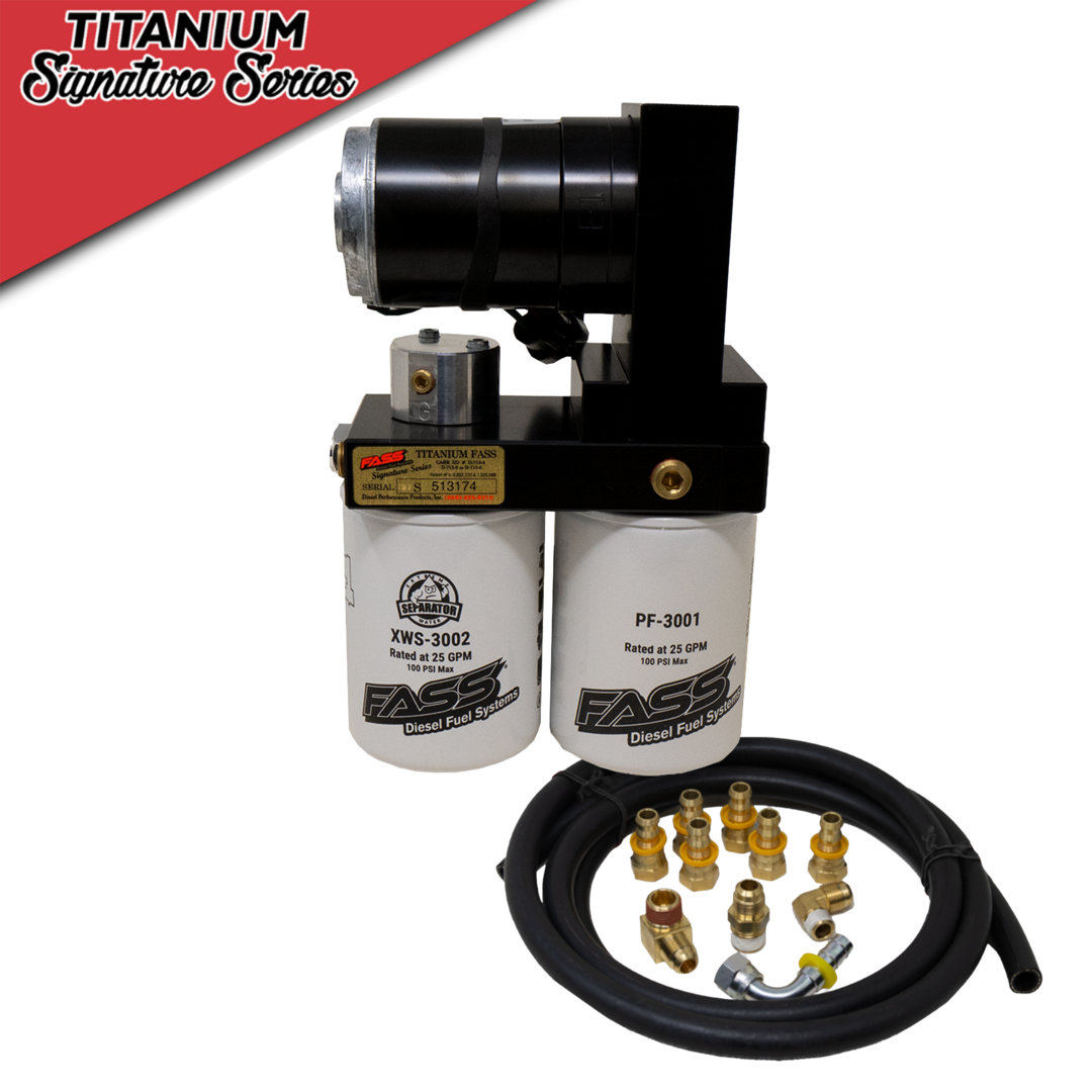 2011-2016 FORD POWERSTROKE 6.7L FASS TITANIUM SIGNATURE SERIES 180F 140GPH FUEL SYSTEM