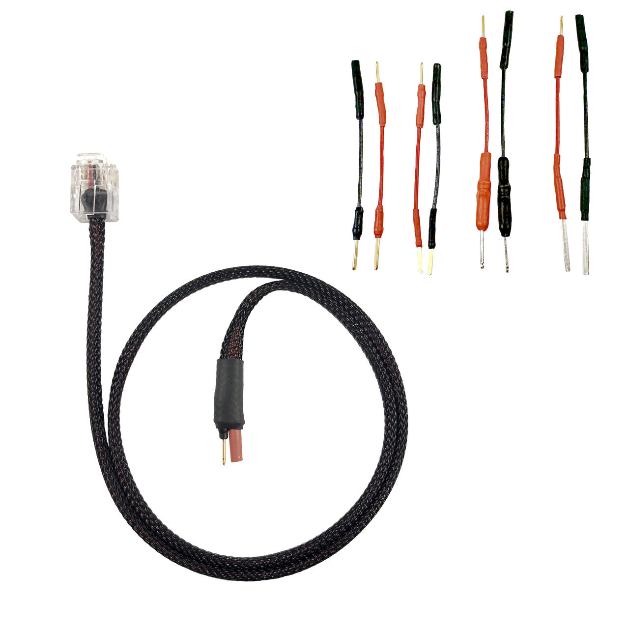 POWER CORD, MTX SERIES 10" LONG RJ-11 2 AMP INLINE FUSE WITH MILITARY GRADE TAPS KIT