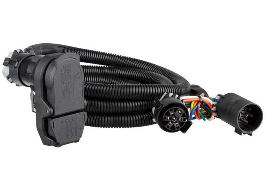 19-C SILVERADO/SIERRA 1500/2500/3500 7FT EXTENSION HARNESS(ADDS 4&7WAY RV BLADE TO BED)