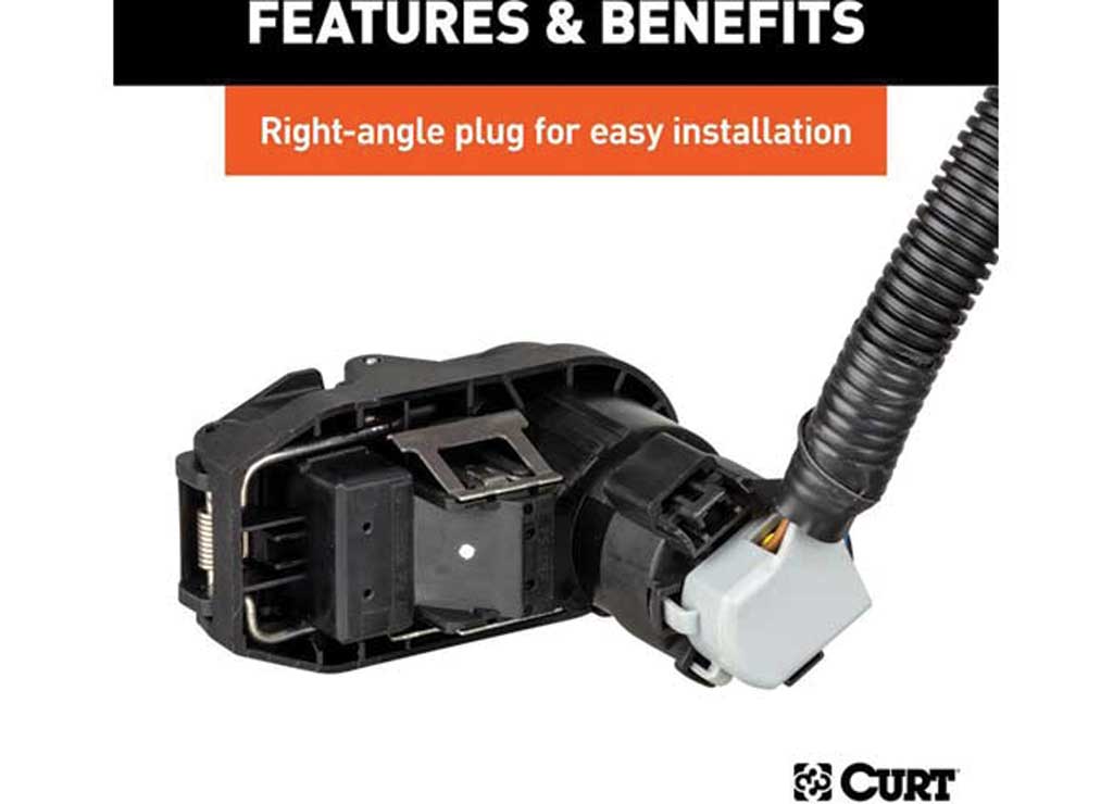 19-C SILVERADO/SIERRA 1500/2500/3500 7FT EXTENSION HARNESS(ADDS 4&7WAY RV BLADE TO BED)