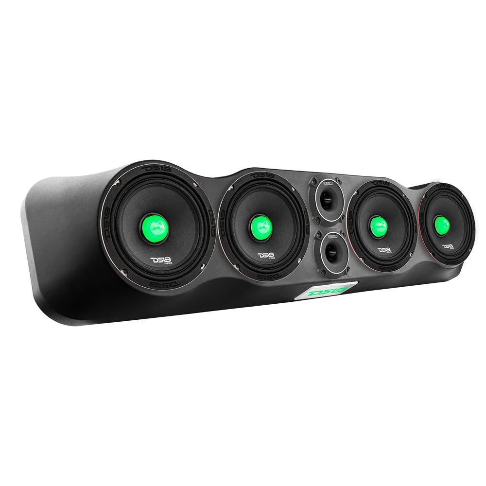 35" HIGH DENSITY ABS UNIVERSAL SPEAKER ENCLOSURE 4 X 6.5" AND 2 x 3" TWEETERS