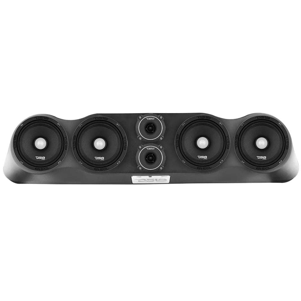 35" HIGH DENSITY ABS UNIVERSAL SPEAKER ENCLOSURE 4 X 6.5" AND 2 x 3" TWEETERS