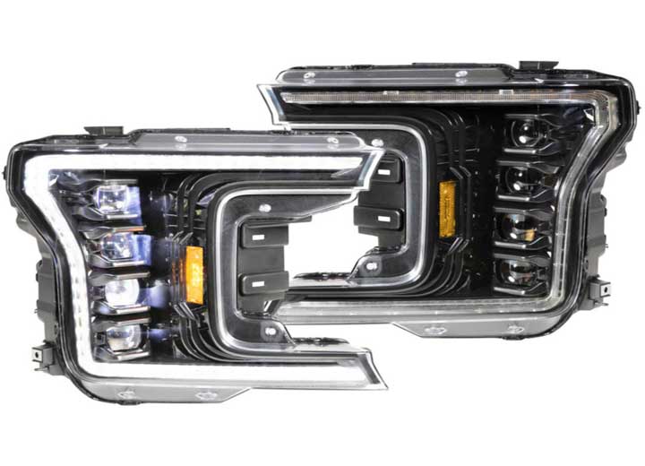18-20 F150 XB LED HEADLIGHTS GEN 2 BLACK