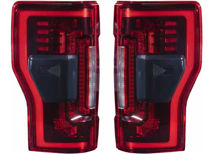 17-22 F250/F350 SUPER DUTY XB LED TAIL LIGHTS (PAIR/RED)