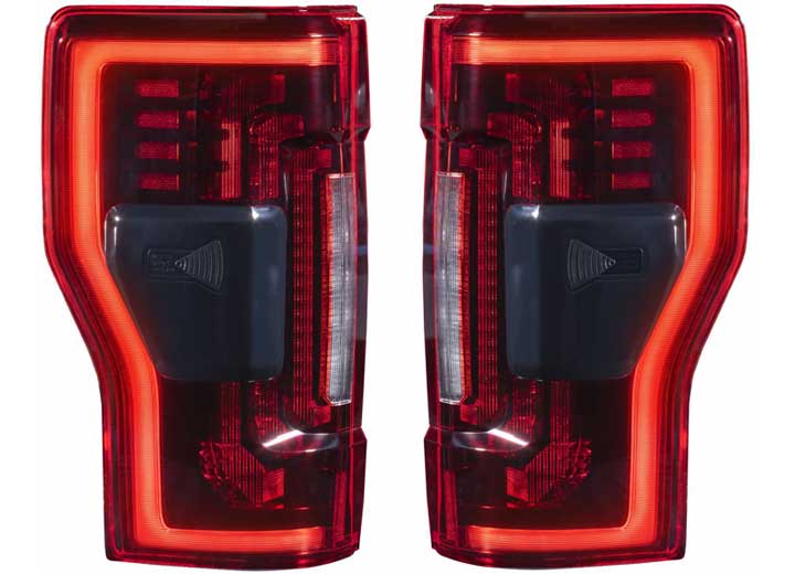 17-22 F250/F350 SUPER DUTY XB LED TAIL LIGHTS (PAIR/RED)