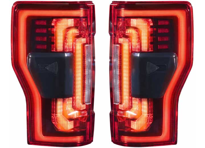 17-22 F250/F350 SUPER DUTY XB LED TAIL LIGHTS (PAIR/RED)
