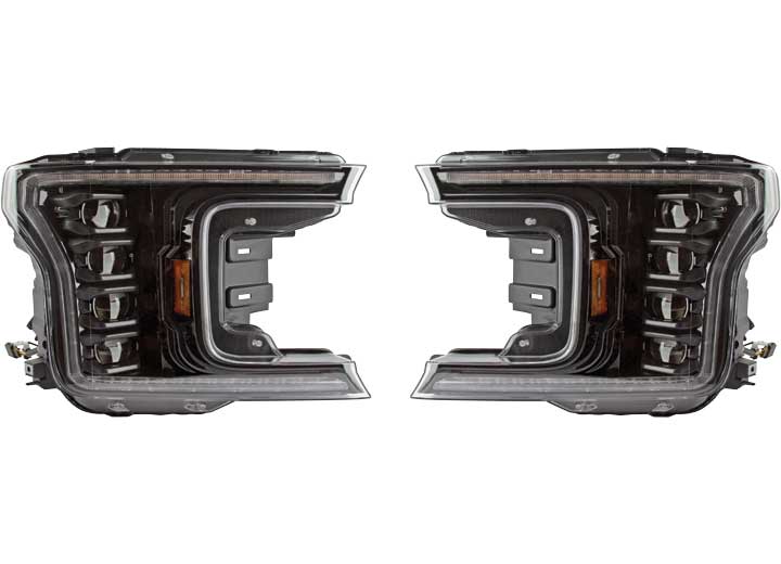 18-20 F150 XB LED HEADLIGHTS GEN 2 BLACK