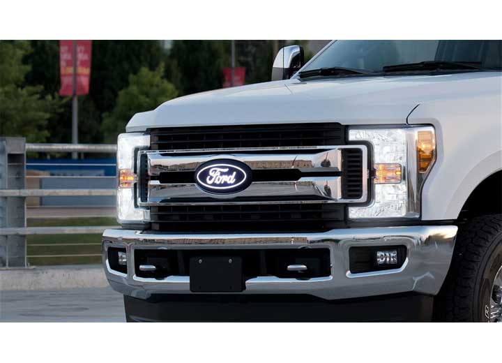 17-C F250/F350/F450 SUPER DUTY FRONT EMBLEM-WITHOUT CAMERA CUTOUT