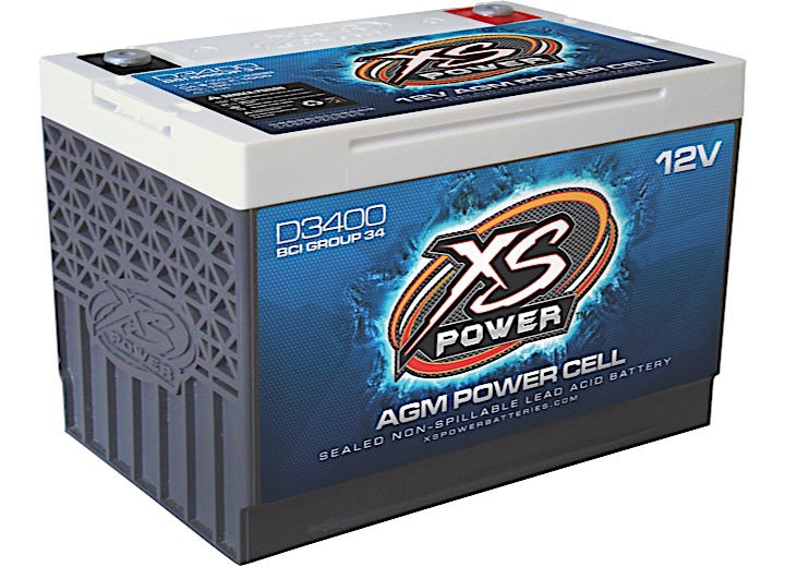 XS Power D3400 Group 34 12V AGM Battery