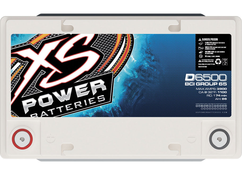 XS POWER D6500 GROUP 65 12V AGM BATTERY