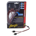 SI423 3 FT 2-CHANNEL TWISTED OFC INTERCONNECTS WITH MALE TO MALE SHOC-KROME RCAS (4000 SERIES)