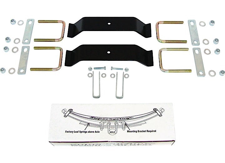 MOUNT KIT/USED WHEN SPRINGS ARE ABOVE AXLE(INCLUDES EXTENDED U-BOLT