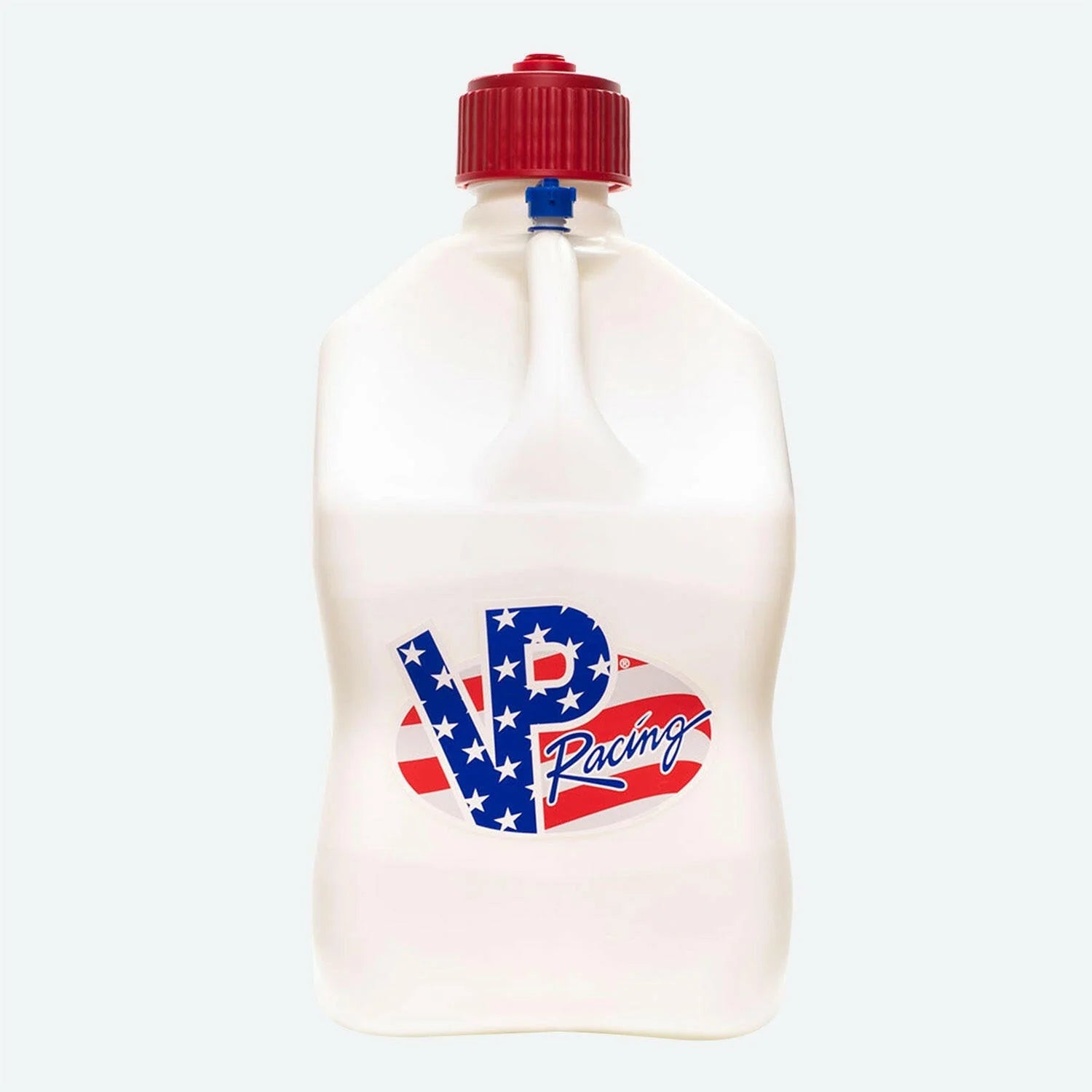 5.5 GALLON MOTORSPORT CONTAINER UTILITY JUG - SQUARE - PATRIOTIC