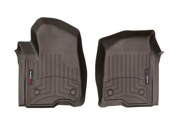 19-C SILVERADO/SIERRA 1500 CREW/EXT CAB FRONT FLOORLINER COCOA