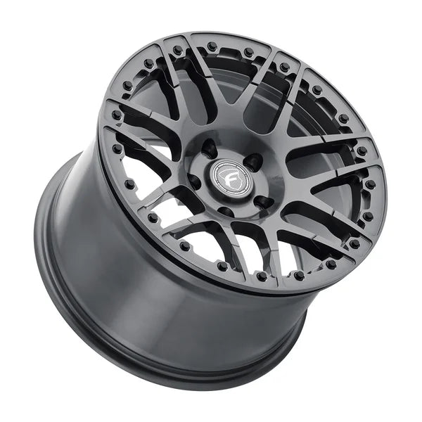 FORGESTAR F14 BEADLOCK SATIN BLACK WHEEL 17x10 +30 5x115BC - F28270071P30