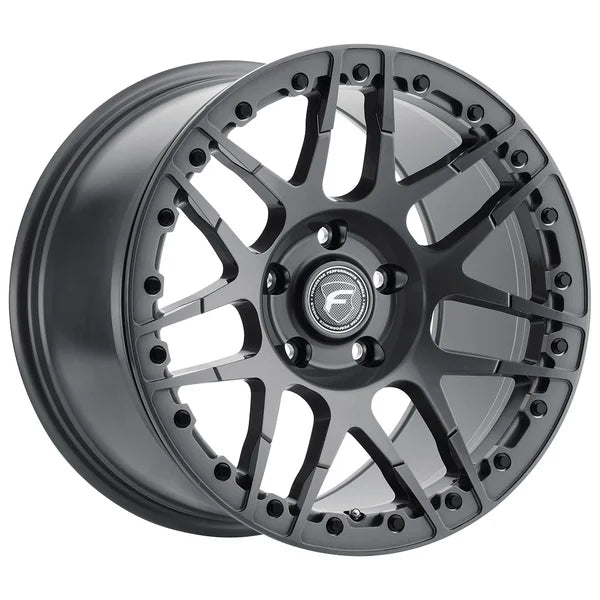FORGESTAR F14 BEADLOCK SATIN BLACK WHEEL 17x10 +30 5x115BC - F28270071P30
