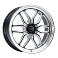 WELD LAGUNA 6 DRAG GLOSS BLACK WHEEL WITH MILLED SPOKES 20x10 | 6x139.7 BC (6x5.5) | +38 OFFSET | 7.00 BACKSPACING - S15300084P38