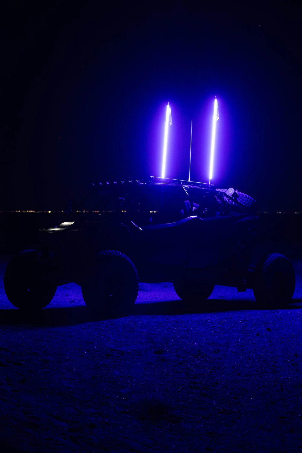 4FT LED WHIPS - BLUE