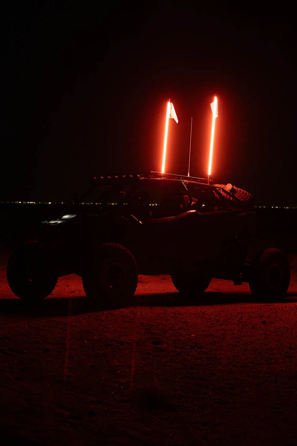 4FT LED WHIPS - ORANGE