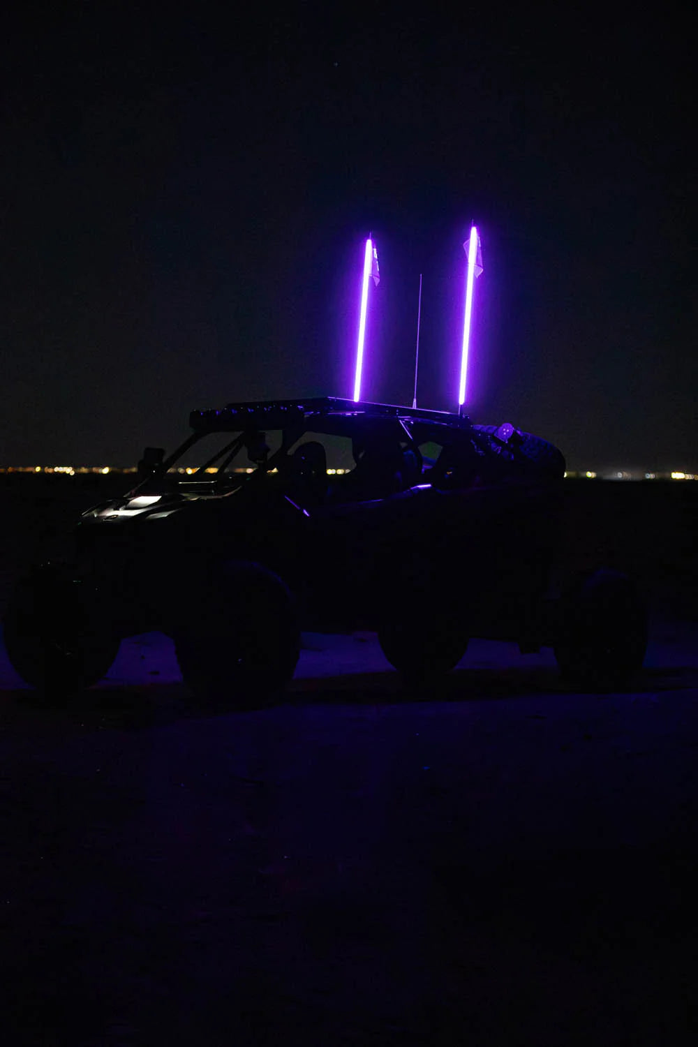 4FT LED WHIPS - PURPLE