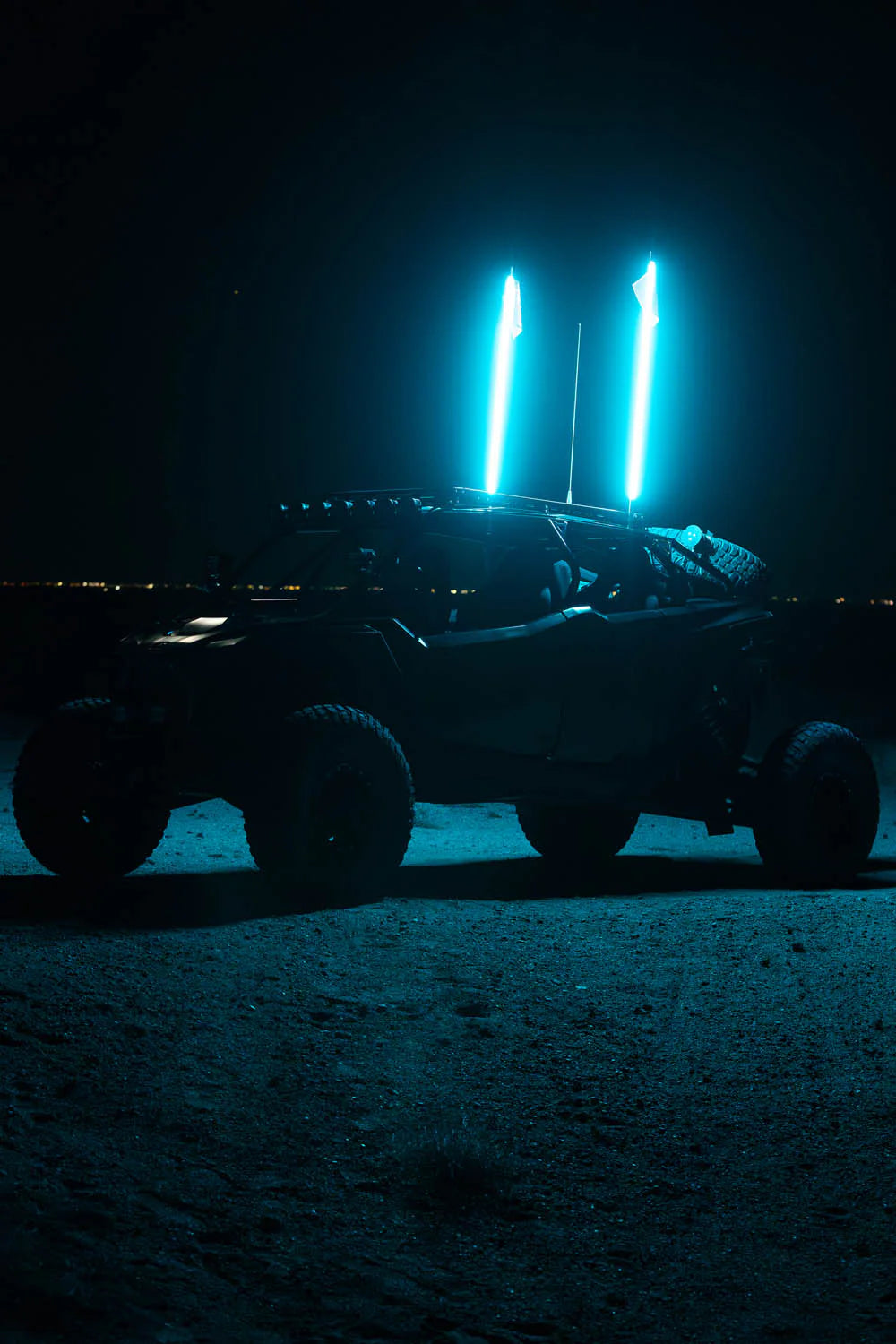 4FT LED WHIPS - TEAL
