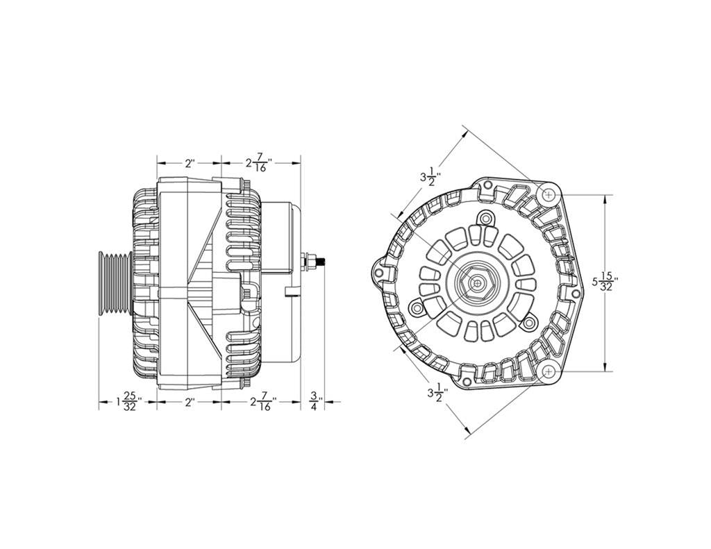 MECHMAN HIGH OUTPUT ALTERNATOR - 8206240