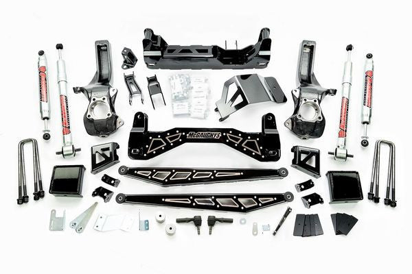 2019-2025 GM 1500 4WD 7-9" MCGAUGHY'S BLACK SS LIFT KIT